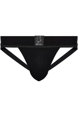 Rick Owens Logo-patch cotton jockstrap