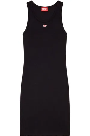 Diesel D-Tank-D logo-appliqué tank dress