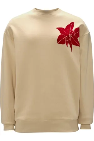 J.W.Anderson Floral-print organic cotton sweatshirt