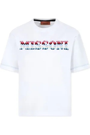 Missoni Logo-embroidered crew-neck T-shirt