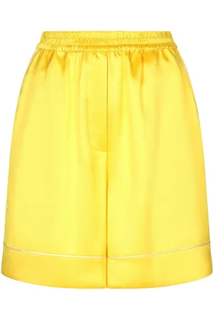 Dolce & Gabbana Lemon silk shorts