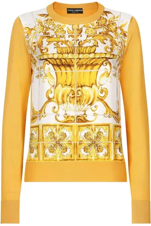 Dolce & Gabbana Majolica silk sweater