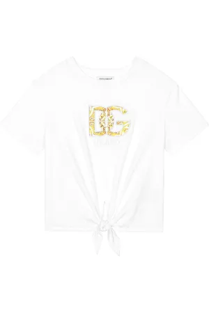 Dolce & Gabbana Logo embroidered cotton t-shirt