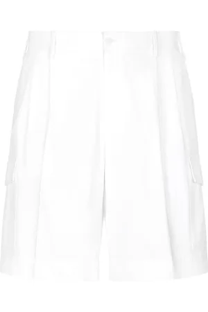 Dolce & Gabbana Logo-appliqué cotton shorts