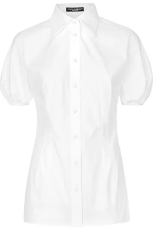 Dolce & Gabbana Short puff-sleeves shirt