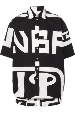 WALTER VAN BEIRENDONCK Shirt Combi Shorts playsuit