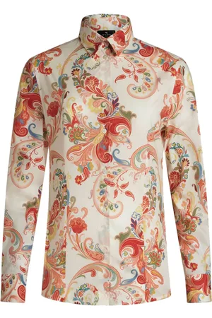 Etro Paisley-print cotton-poplin shirt