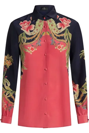 Etro Printed silk shirt