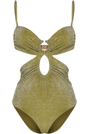 JOHANNA ORTIZ Sagrado lurex swimsuit