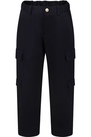 VERSACE Straight-leg cotton cargo trousers