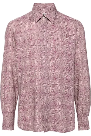 corneliani Geometric-print shirt