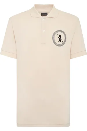 BILLIONAIRE Logo-embroidered cotton polo shirt