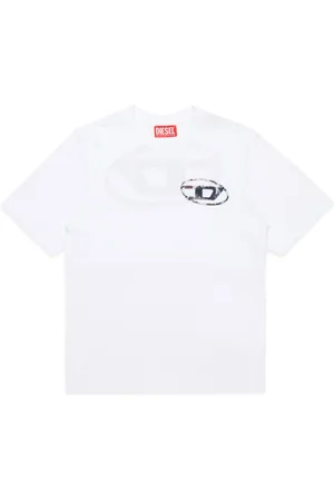 Diesel Oval D-print cotton T-shirt