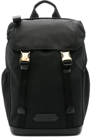 Tom Ford Buckle-straps drawstring backpack