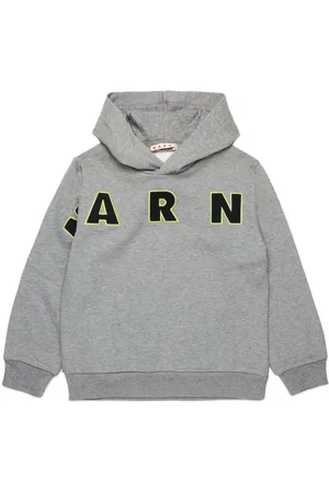 Marni Logo-print cotton hoodie