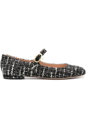 Gianvito Rossi Mary Ribbon ballerina shoes