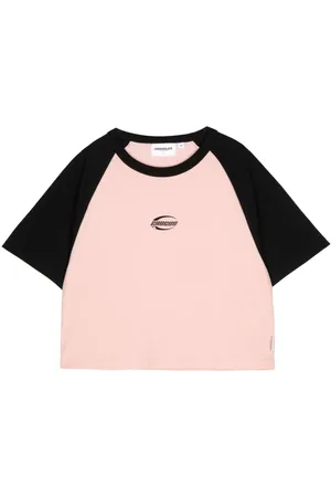 Chocoolate Logo-print colourblock T-shirt