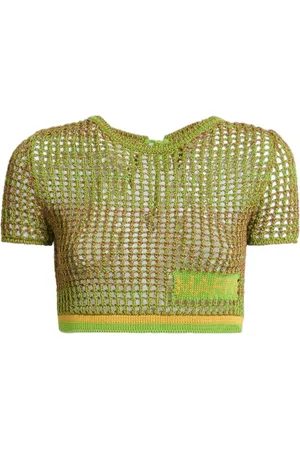 Marni Crochet-knit cropped top