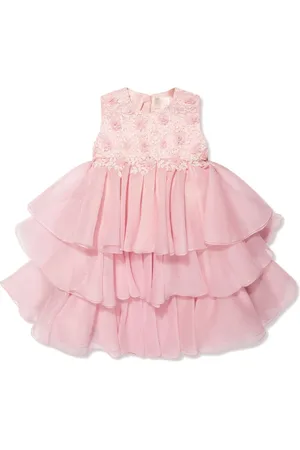 Maison Ava Lumi floral-embroidered tulle dress