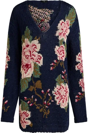 Etro Floral-jacquard cotton jumper