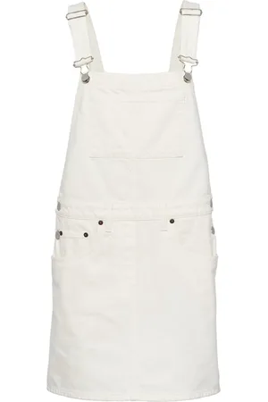 Prada Denim overall mini-dress
