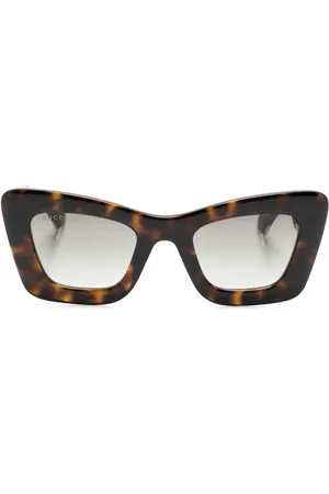 Gucci Tortoiseshell cat-eye sunglasses