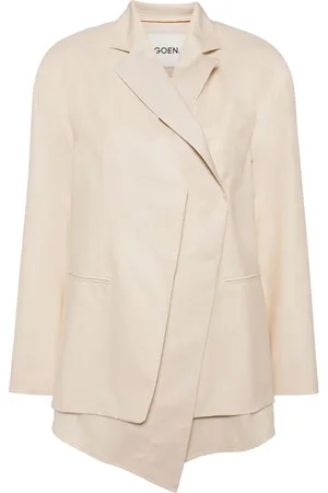 GOEN.J Layered single-breasted blazer