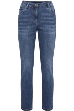 Brunello Cucinelli Distressed-finish denim jeans