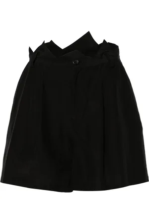 YOHJI YAMAMOTO Asymmetric-edge shorts