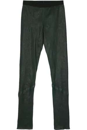 ISAAC SELLAM EXPERIENCE Leather skinny trousers