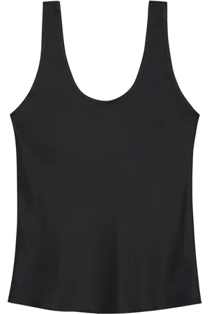 ANINE BING Lea silk tank top