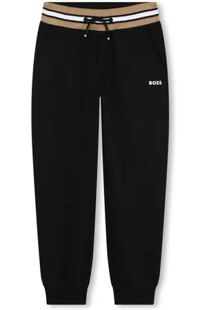 HUGO BOSS Logo-print striped track pants