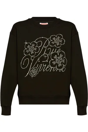 Kenzo Rhinestone-logo crew-neck sweatshirt