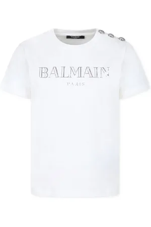 Balmain Logo-print organic-cotton T-shirt