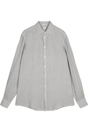 MASSIMO ALBA Long-sleeves linen shirt