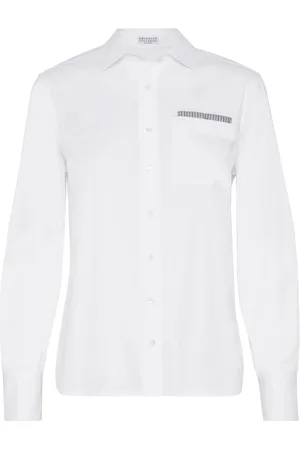 Brunello Cucinelli Monili-detail long-sleeve shirt