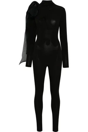 Atu Body Couture Ruched draped jumpsuit