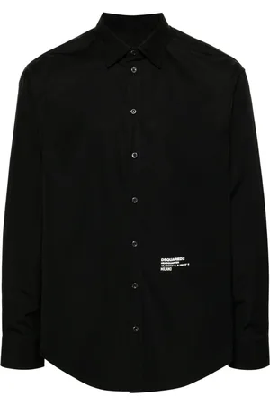 Dsquared2 Logo print poplin shirt