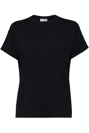 Brunello Cucinelli Plain knitted T-shirt