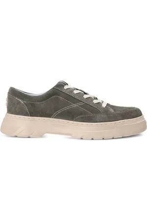HUGO BOSS Urian contrast-stitching leather sneakers