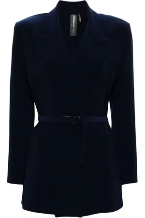 Norma Kamali Peak-lapels double-breasted blazer