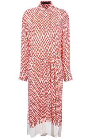 Proenza Schouler Bailey abstract-print midi dress