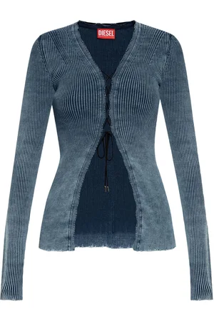 Diesel M-Acerata ribbed-knit cardigan