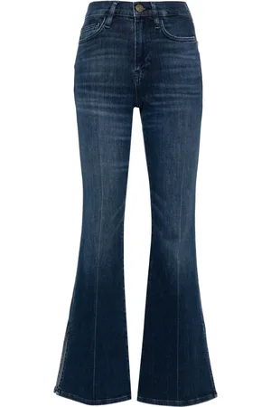 Frame Le Easy high-rise flared jeans