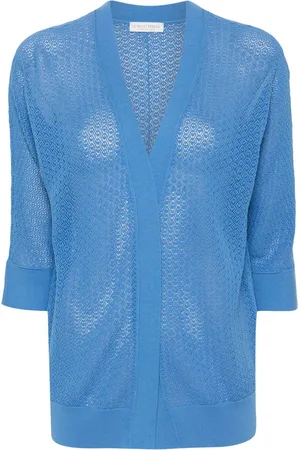 LE TRICOT PERUGIA Open-knit cotton cardigan