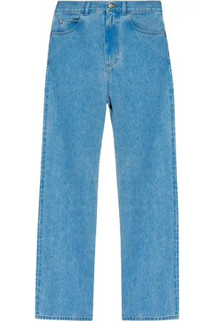 Marni Logo-patch cotton jeans