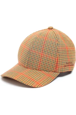 Sarah Chofakian Check pattern cotton hat