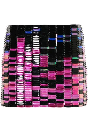 The Attico Rue sequined mini skirt