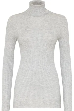 Brunello Cucinelli Ribbed-knit roll-neck jumper