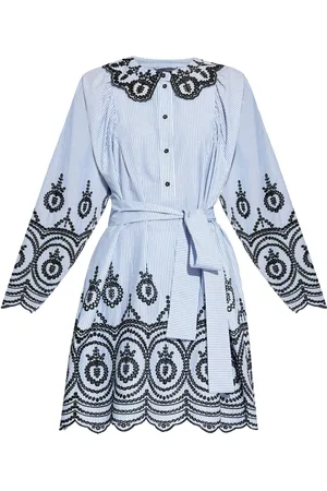 Munthe Broderie anglaise organic cotton dress